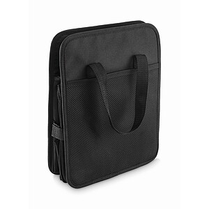 Foldable car organiser, black