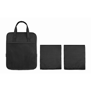 Foldable car organiser, black