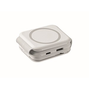 Foldable charging station, white