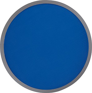 Foldable frisbee with a polyester case, blue
