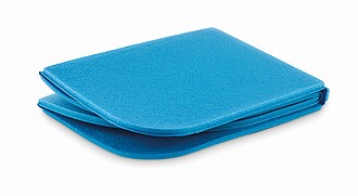 Foldable outdoor seat cushion, baby blue