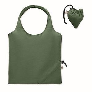Foldable shopping bag 140 gr/m2, dark green