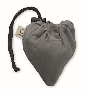 Foldable shopping bag 140 gr/m2, stone grey