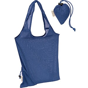 Foldable shopping bag, blue