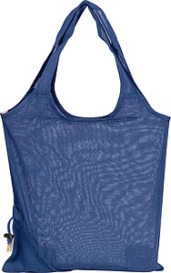 Foldable shopping bag, blue