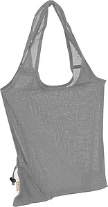 Foldable shopping bag, grey
