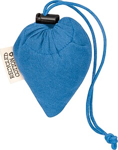 Foldable shopping bag, light blue