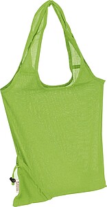 Foldable shopping bag, light green