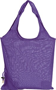 Foldable shopping bag, purple