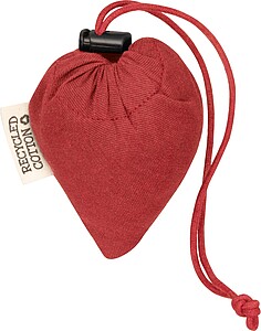 Foldable shopping bag, red
