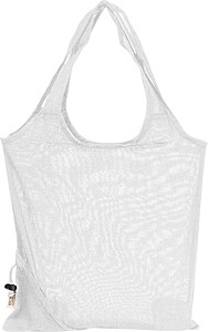 Foldable shopping bag, white