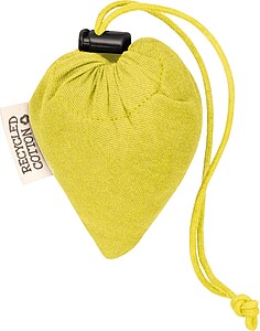 Foldable shopping bag, yellow