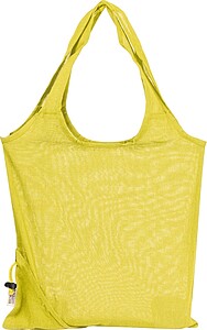 Foldable shopping bag, yellow