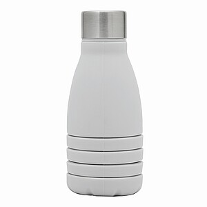 Foldable silicone bottle, grey