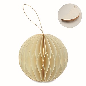 Foldable XMAS bauble hanger, beige
