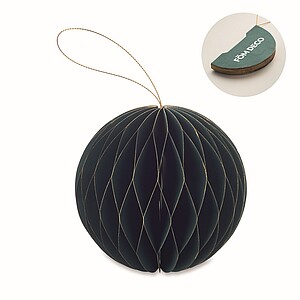 Foldable XMAS bauble hanger, green