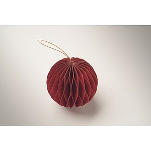 Foldable XMAS bauble hanger, red
