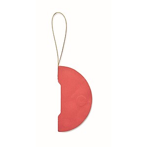 Foldable XMAS bauble hanger, red