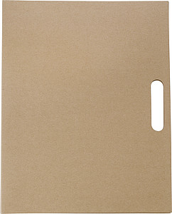 Folder with natural card cover,Black