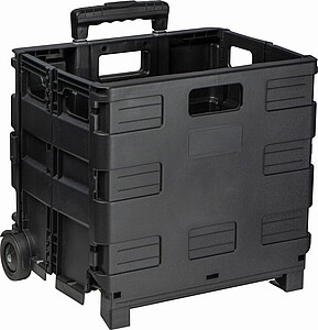 Folding shopping trolley