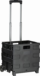 Folding shopping trolley