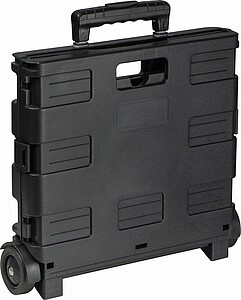 Folding shopping trolley