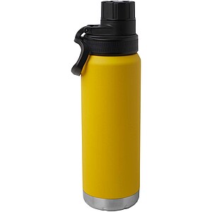 Fortis 700 ml RCS recycled stainless steel copper vacuum insulated water bottle (carbonated safe), ochre
