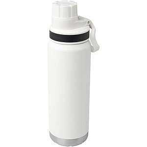 Fortis 700 ml RCS recycled stainless steel copper vacuum insulated water bottle (carbonated safe), white