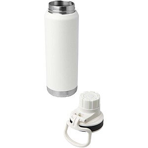 Fortis 700 ml RCS recycled stainless steel copper vacuum insulated water bottle (carbonated safe), white