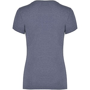 Fox short sleeve womens t-shirt, heather denim blue