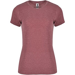 Fox short sleeve womens t-shirt, heather garnet
