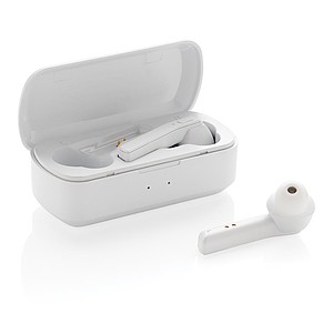 Free Flow TWS earbuds in charging case