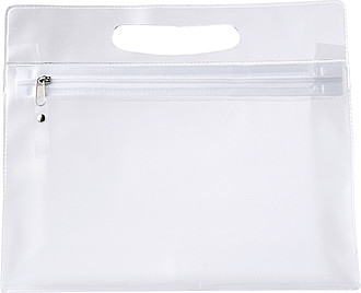 Frosted toilet bag.Neutral