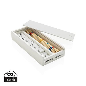 FSC® Deluxe mikado/domino in wooden box