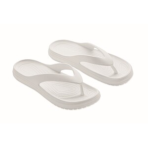 Full EVA slippers size 44/45, white