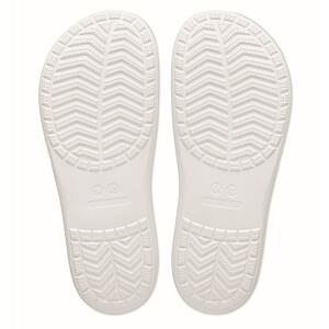 Full EVA slippers size 44/45, white