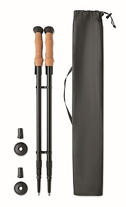 Fully adjustable nordic walking poles