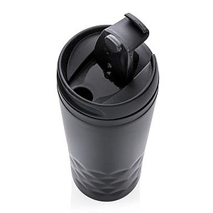 Geometric mug, black