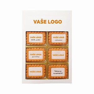Gift advertising gingerbread with the possibility of individual printing
