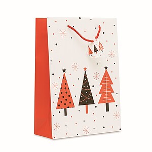 Gift paper bag large, white