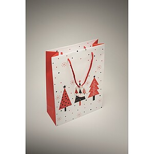 Gift paper bag large, white