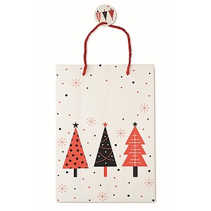 Gift paper bag large, white
