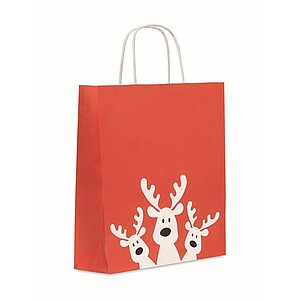 Gift paper bag medium, red