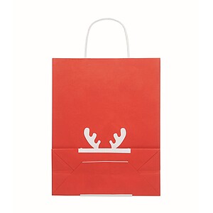 Gift paper bag medium, red