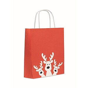 Gift paper bag small, red