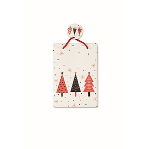 Gift paper bag small, white