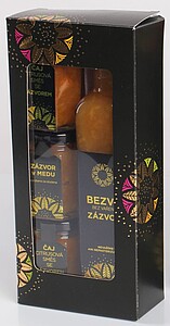 ginger set, 2 x tea, honey and syrup