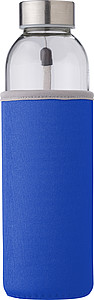 Glass bottle (500 ml) with neoprene sleeve