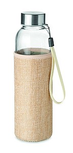 Glass bottle in pouch 500ml