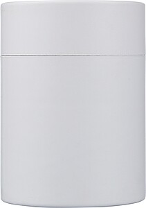 Glass candle, light blue